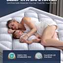 5 Inch Mega Support Memory Foam Queen Mattress Topper for Pressure Relief, Dual Layer 2.5" Pillow Top Mattress Topper Queen Plus 2.5" Cooling Gel Infused Memory Foam Mattress Pad