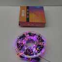 weillsnow 164FT 500 LED Halloween Lights, 8 Modes Waterproof Plug in String Lights for Halloween Indoor Outdoor Yard Party Wedding Garden Home Decorations (Purple & Orange)