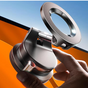 LISEN for Magsafe Car Mount, Cell Phone Holders for Your Car, Magnetic Car Accessories for Women Men Interior Jeep, Vacuum SuctionPro for Valentines Day Gifts for Him Kits, for iPhone 1712, Black