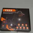 PATPET Dog Training Collar with Night Lights - 4200FT Waterproof E Collar for Dogs Training for Large Medium Dogs, Rechargeable Dog Electric Training Collar 119 Levels with 4 Training Modes (Black)