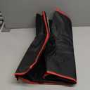 (Not Made In China) Insulated Reusable Grocery Bags, Catering and Delivery Bag For Hot and Cold Food, Collapsible Thermal Tote For Doordash and Uber Eats (1, Black w/Red Trim, X-Large)
