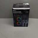 Karaoke Machine, Portable Bluetooth Speaker with 2 Wireless Karaoke Microphones, Karaoke Machine for Adults Kids with PA System,Stage Monitors Support TWS/TF/USB/AUX for Home Party Stage (Black)