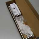 NearMoon Bathroom Hardware Set SUS 304 Thicken Stainless Steel-Towel Bar Set Include 16" Towel Rod, Toilet Paper Holder, Multifunctional Hooks Bathroom Accessories (Brushed Nickel, 3 Pcs)