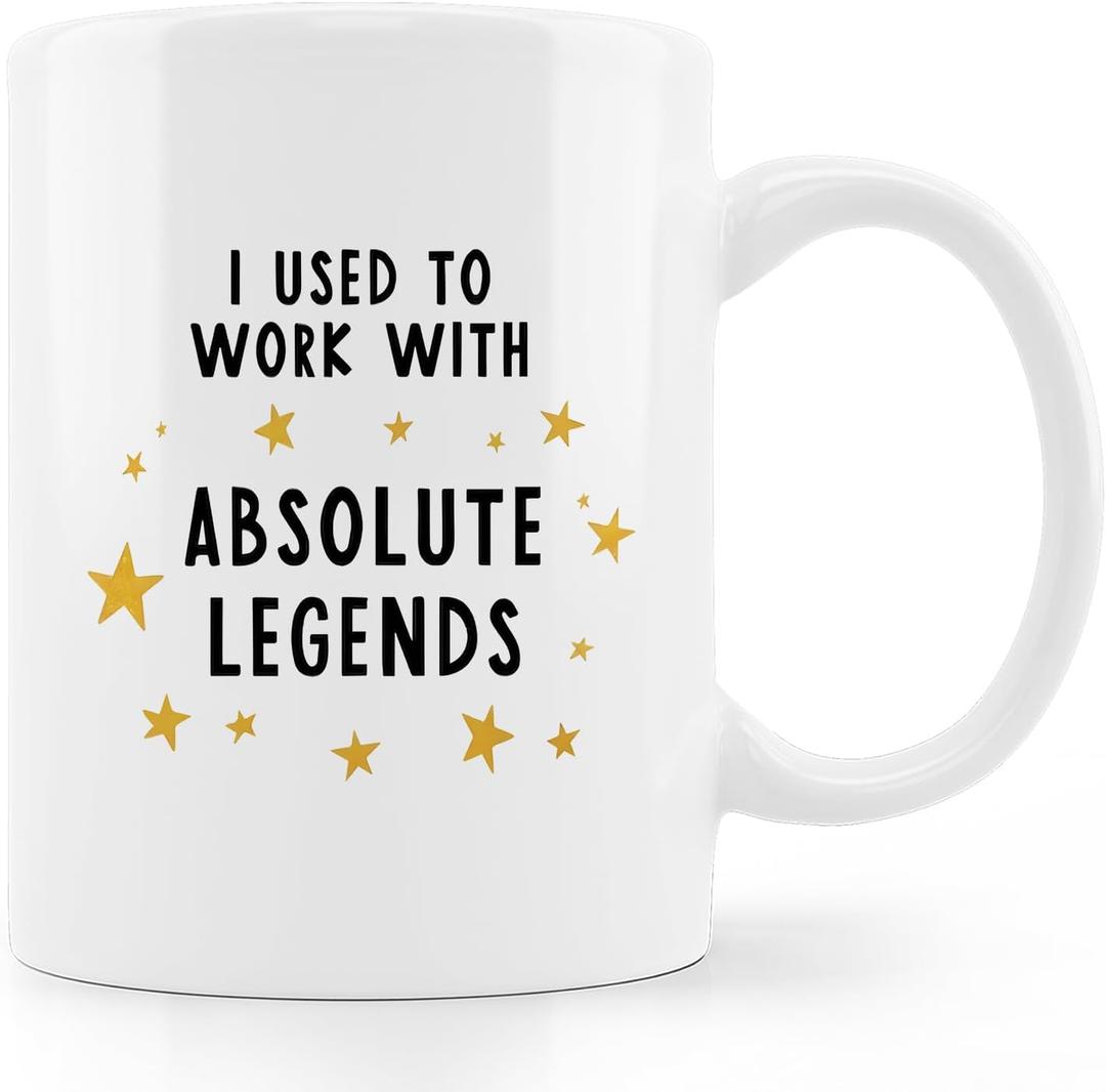 I Used To Work With Legends Coffee Mug - Coworker Farewell Gift, 11oz (Coworkers-cup-03)
