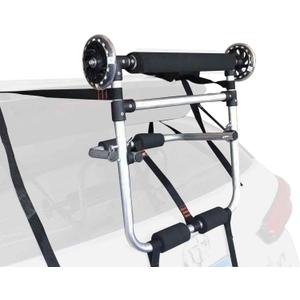HUIMENG Kayak Roller - Load Assist Prevent Sideslip with Adjustable Tightness and Angle Boat for Mounting Kayaks Canoes to Car TopsCrossbarsRoof Racks or Roof Pads,Load 220lbs, silver