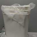 3pc Small White Trash Cans with Lids, 14.5L