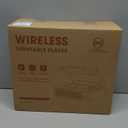 Vinyl Record Player Turntable with Built-in Bluetooth Receiver & 2 Stereo Speakers, 3 Speed 3 Size Portable Retro Record Player for Entertainment and Home Decoration (Brown)