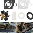 Bonbo 12012 Water Pump Impeller Kit Fit for Chrysler Force 75 85 90 100 105 115 125 140 hp 1979-1989 Replaces for OEM Part Number FK1069