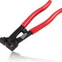 Glass Tile Nippers Mosaic Tools 7 Inches Mosaic Tile Nippers Heavy Duty Tile Mosaic Trimmer & Nipper Professional Tile Working Tool for Cutting Ceramic Stained Glass Tile (8" Red Handle)