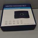 Cordless Heating Pad for Back Pain Relief, Lumbar Massaager with Heat, Heated Back Belt Abdomen Warmer Lumbar Support, Rechargeable Heating Massage (Grey)