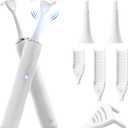 Electric Flosser for Teeth with 4 Speeds and 50 Replacement Heads Instead of Water Floss and Floss Picks as Gum Stimulator,Tongue Cleaner,Dental Tools for Adults & Kids