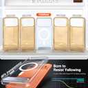 TORRAS Strong Magnetic & Seamless Stand for iPhone 17 Pro Max Case, Anti-Yellowing, Fit for MagSafe, Military Grade Drop Protection, Adjustable Kickstand Slim for iPhone 17 Pro Max Case Diamond Clear