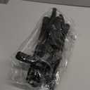 Foldable Cane with Seat&Light - Adjustable Lightweight Walking Stick for Seniors & Elderly, Portable Mobility Aid with Padded Seat and Non-Slip Base for Outdoor Walking, Hiking, and Travel Assistance (black)