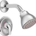 Moen Chateau Chrome Shower Trim Kit  Single Handle Posi-Temp Eco-Performance, Valve Required (Sold Separately), TL182EP