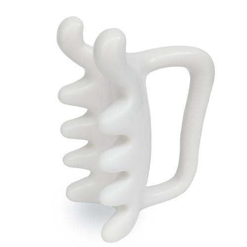 Fascia Massage Tool Blaster for Cellulite Lymphatic Drainage, Myofascial Release Tool, Trigger Points Massager, Muscle Soreness Relief for Body Neck Back Leg White