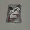 Steering Wheel Cover Trim Interior Accessories Decoration Kit for 2015-2024 Dodge Challenger Charger, for 2014-2024 Dodge Durango & Jeep Grand Cherokee SRT8 (Carbon Fiber Black 3PCS)