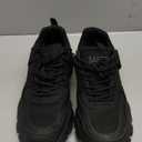 Women's Work Safety Shoes, Comfortable and Stylish Steel-Toed Footwear, Anti-Smash and Anti-Puncture Labour Insurance Shoes, Lightweight and Breathable Adventure Protection Sneakers(Black,6.5)