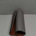 Huhumy 5 Pieces Laserable Leather Sheets Leatherette Sheets for Laser Engraving Leather Laser Engraving Supplies for Art Craft Supplies and Materials(12 x 24 Inch,Rawhide, Black)