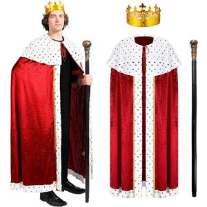 Spooktacular Creations King Costume Set Adult, Halloween Costumes, Medieval Royal Lord Farquaad Costume