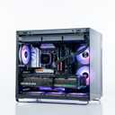 Iota L24 Aio Cooler with Digital Display,240MM AIO CPU Water Cooler with Efficient Cooling Pump,ARGB Lighting Control,120MM PWM Fans Up to 2000 RPM,Suitable for AMD & Intel LGA (Black)