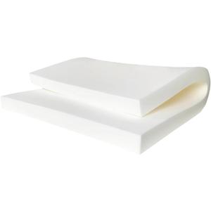 Premium Foam Sheet for Window Seat Pads Cushions, High Density Foam Chair Thick Foam Padding Replacement Sofa Dinning Chair Bench, White Upholstery Foam (Thick 10cm,100x30cm)