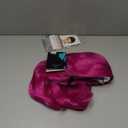 Rose Red Hot Pink Curly Wig Long Wavy Wigs for Women Natural Middle Part Synthetic Wig for Halloween Cosplay Wigs