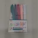 Pentel Brush Touch Sign Pen, Set of 6 Colors, SES15C-6STDH