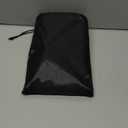 Airplane Foot Hammock with Removable Base & Memory Foam - Wide Hardboard Support No-Collapse Foot Rest for Long Flights, Office, Travel - Thickened Design Relieves Foot Pain (Black, Travel Essentials) (1 Pack)