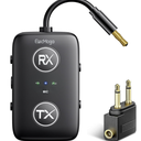 2025 Upgraded Airplane Bluetooth 5.4 Transmitter with Qualcomm Chipset, ElecMoga Airplane Travel Essentials Supports 2 AirPods or Headphones, 2in1 AUX Wireless Receiver for Gym, TV, Car, Audio