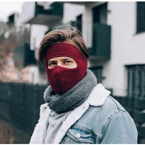 Cliprain Winter Fleece Mask Warm Mask (Red Wine)