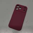 Vooii Magnetic for iPhone 17 Pro Max Case, Compatible with Magsafe (Premium Liquid Silicone) (Integrated Camera Control Button) Full Body Protective Anti-Scratch Microfiber Lining 6.9 inch, WineRed