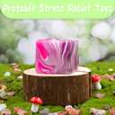 Squishy Stress Cube, Stress Ball for Kids Adults Squishies Stress Relief, Fidget Cube Sugar Ball, Sensory Toy for Kids with Autism, Fidgets for Birthday, Christmas, Office, Stocking Stuffer Gift