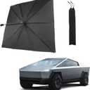 Roof Sun Shade Umbrella for Tesla Cybertruck 2024, Heat Insulation 4- Layer UV Block Foldable Umbrella Sunshade Cover for Cybertruck Accessories
