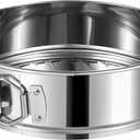 10 Inch Springform Cake Pan, Stainless Steel Springform Pans, Leakproof & Nonstick Cheesecake Pan with Removable Bottom, Round Spring Form Cake Pan For Baking