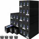 14400+ Card Storage Box, 2700+ Toploader Storage Box for Commander Display,with 72 Dividers, Labels & Tapes,Fit for TCG, PTCG, MTG