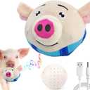Interactive Toy for Mini Pig - Pigs Toy, Bouncing Toy Ball with Music and Recording for Mini Pigs, Pet Pig Supplies, Moving Ball Chew Toys for Pig to Keep Them Busy for Boredom