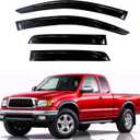 KPY Rain Guards Fit for 1995-2004 Toyota Tacoma Access Cab, Out-Channel Window Visors Vent Wind Deflectors 4PC, Truck Accessories for 95-04 Toyota Tacoma (Extended Cab Only)
