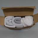 3-Pack Organic Baby Swaddle Sleep Sacks - Swaddles for Newborns, Infant 0-3 Months, Baby Girls, Boys, Soft & Snug Newborn Sleep Sack, Nursery Swaddling Blankets (Cloud, XS)