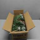 Christmas Garland,Christmas Garland with Lights, Christmas Decoration,9FT/2.7M, for Mantle, Home, Stairs, Fireplace, Porch, Door,Indoor/Outdoor (Green)