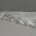 2 Pcs 5 Hook Attachment for Wire Shelving 1.5 x 12 x 4 Inch Hanging Hooks Rack Wire Chrome Plated Steel Shelf Accessories Metal Hook Bars for Storage Display Organizer (Chrome)