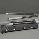 Rubber Squeegee Broom for Floor,Upgrade 62" Long Handle Window Squeegee, 2 Cleaning Cloths, Silicone Pet Hair Remover,Magic Squeegee Broom Removes Water Spots, Stains, Grease, and Glass Surfaces. (Large (3 in 1))