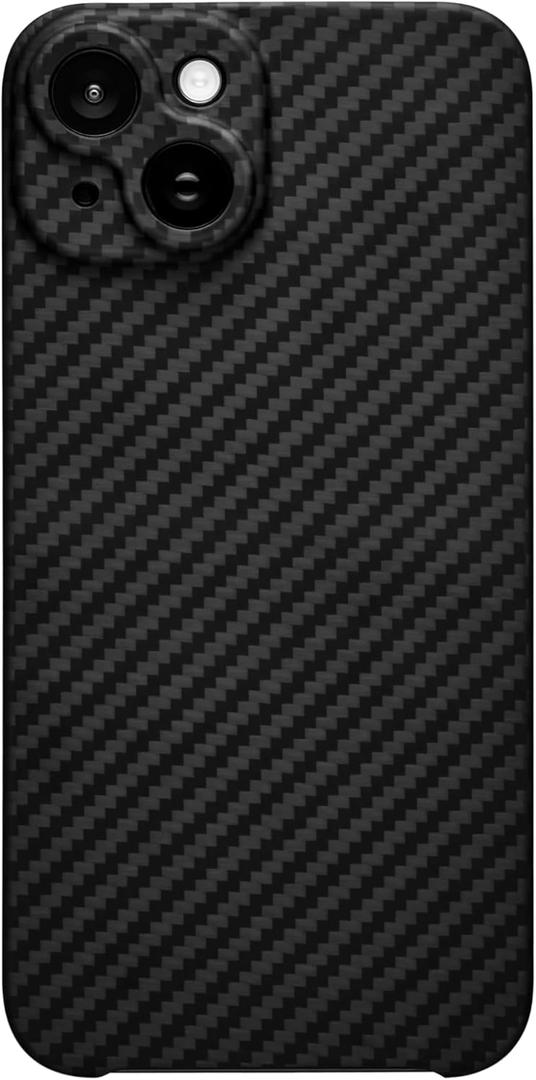 Latercase | Compatible with iPhone 15 | Classic | Durable iPhone 15 Phone Case | 0.6mm Thin Aramid Fiber, 10 Grams, Precision Laser-Cut, Full Camera Protection, Nonslip Matte Finish