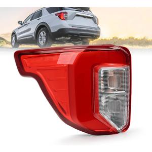 Tail Light Assembly Compatible with 2020 2021 2022 2023 Ford Explore Rear Brake Lamp, Replaces# LB5Z13405F FO2800275(Left Driver Side) Tail Light Assembly Compatible with 2020 2021 2022 2023 Ford Explore Rear Brake Lamp, Replaces# LB5Z13405F FO2800275(Left Driver Side)