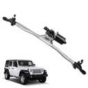 Front Windshield Wiper Motor and Linkage Assembly for Jeep Wrangler 2007-2018 Wiper Motor Replace#55077859AB, 55077859AD, 55077859AC