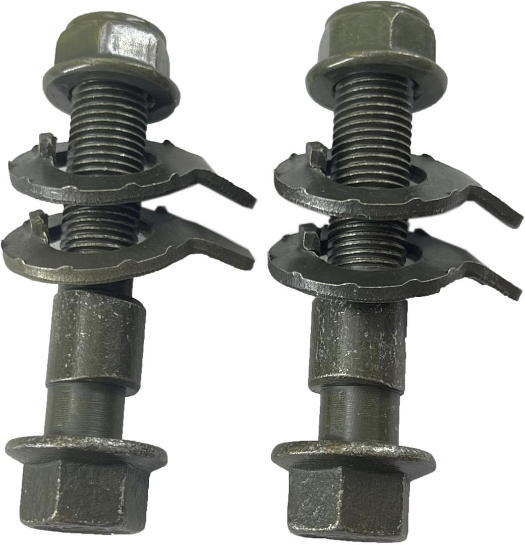 2pcs 16mm Adjustable Camber Correction Alignment Kit Fit Front Wheels Cam Bolts Compatible with Acadia Civic CR-V Element HR-V Odyssey Pilot