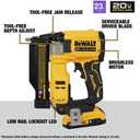 DEWALT ATOMIC Compact Series™ 20V MAX* Brushless Cordless 23 Ga. Pin Nailer Kit (DCN623D1)