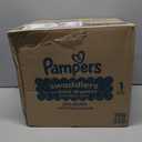 Pampers Swaddlers Diapers, Size 1 (8-14 lbs), 198 Count, Absorbent, Keeps Baby Dry and Comfortable, Skin Safe Disposable Baby Diaper 