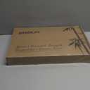 Bamboo Cutting Board for Kitchen, 3-Piece Set with Juice Grooves, Side Handles & Non-Slip Mats  Durable Bamboo Chopping Board for Meat, Vegetables and Fruits (Carbonized brown)