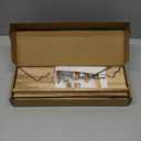 Wood Pegboard Shelves with Lip, 14" x 4" Peg Board Racks 3Pack Wall Organizer Shelf, 1/4 inch Heavy Duty Metal Brackets Fit All Pegboards, Display Craft Garage Workbench Office Shelving Accessories