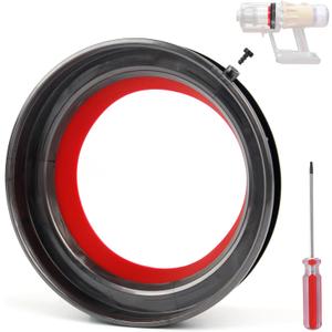 Dust Bin Fixed Sealing Ring Compatible with Dyson V12 SV18 SV20 Detect Slim/Digital Slim Vacuum Cleaner Canister Replacement Parts, Compatible with Dyson Bin Part No. 965272-01